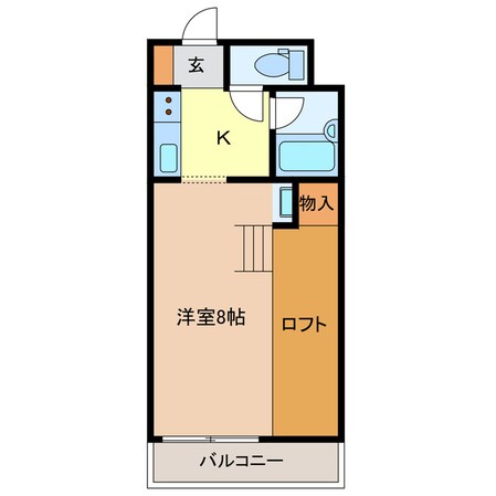 メゾン北寺の物件間取画像